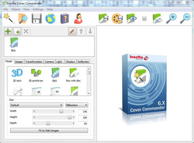 Insofta Cover Commander(3D包装盒制作软件) V6.6.0 绿色版